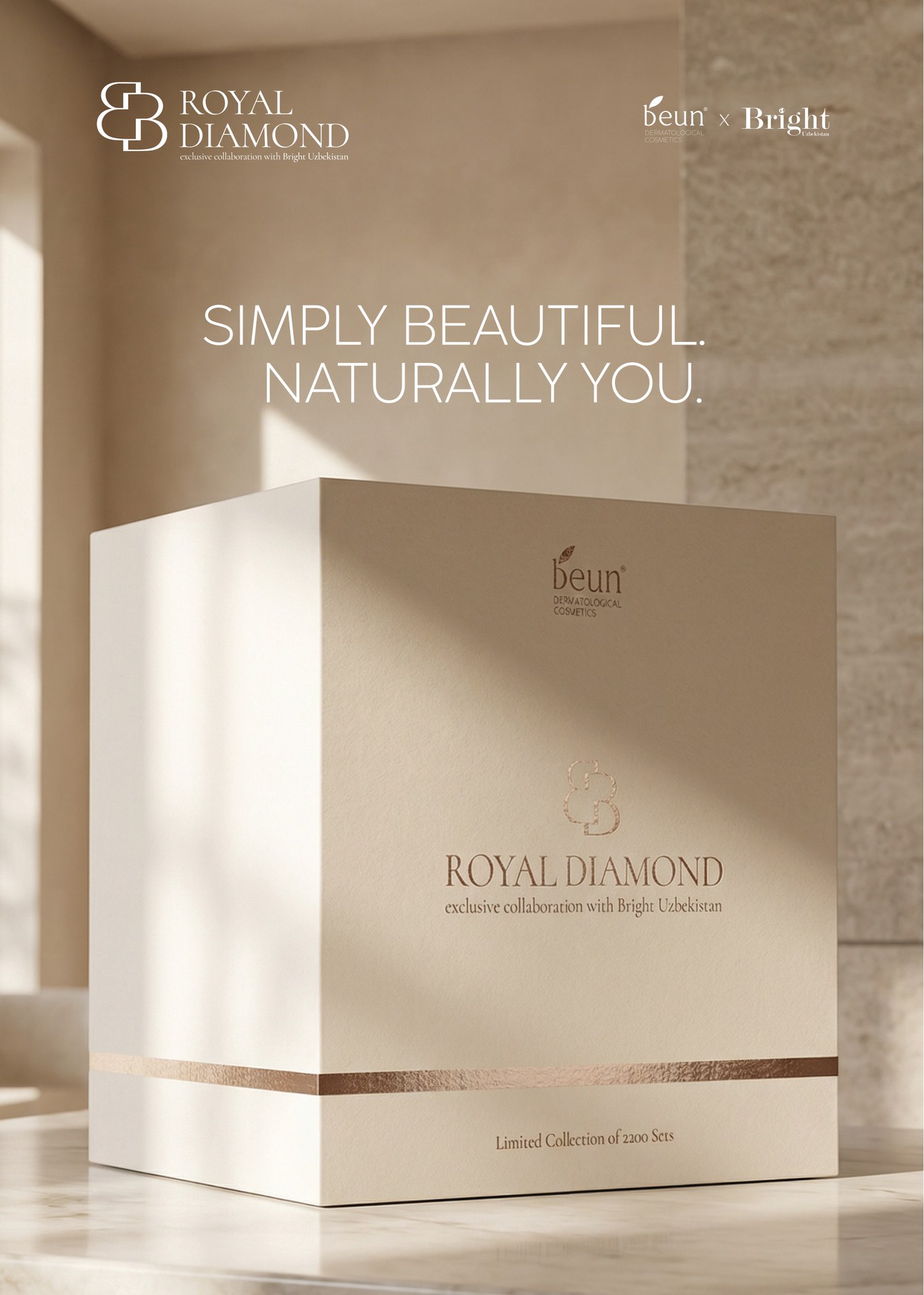 Royal Diamond bağlı qutusu, ön görünüş